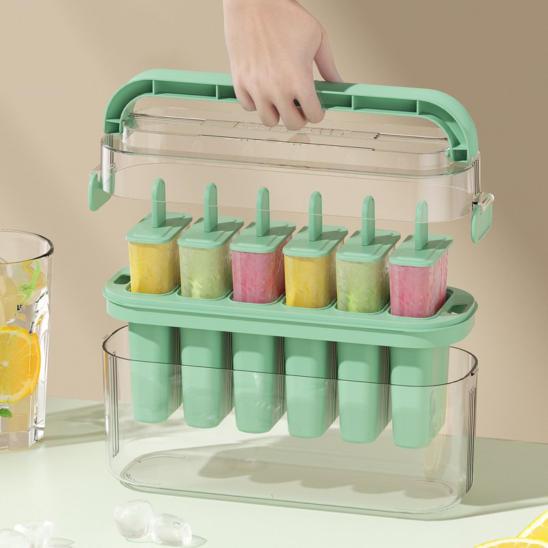 Ice lolly with carry box