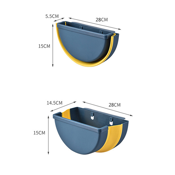 collapsible trash bin