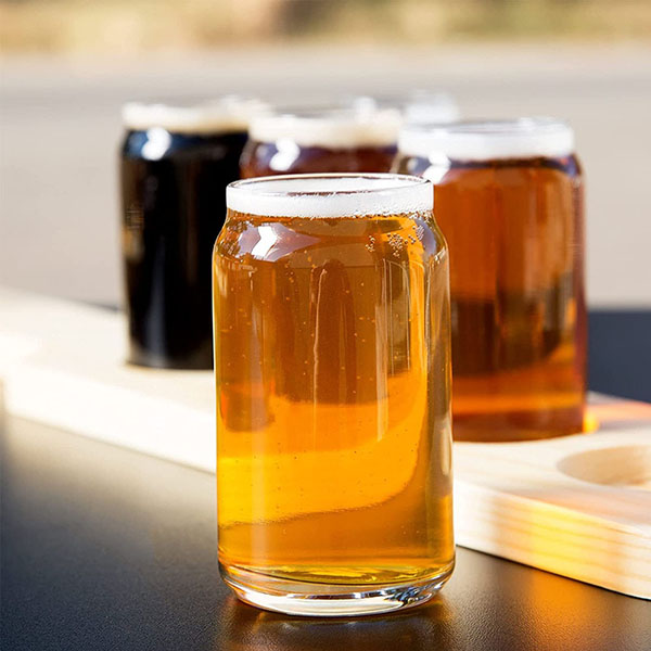 Can Shaped Glass Cups