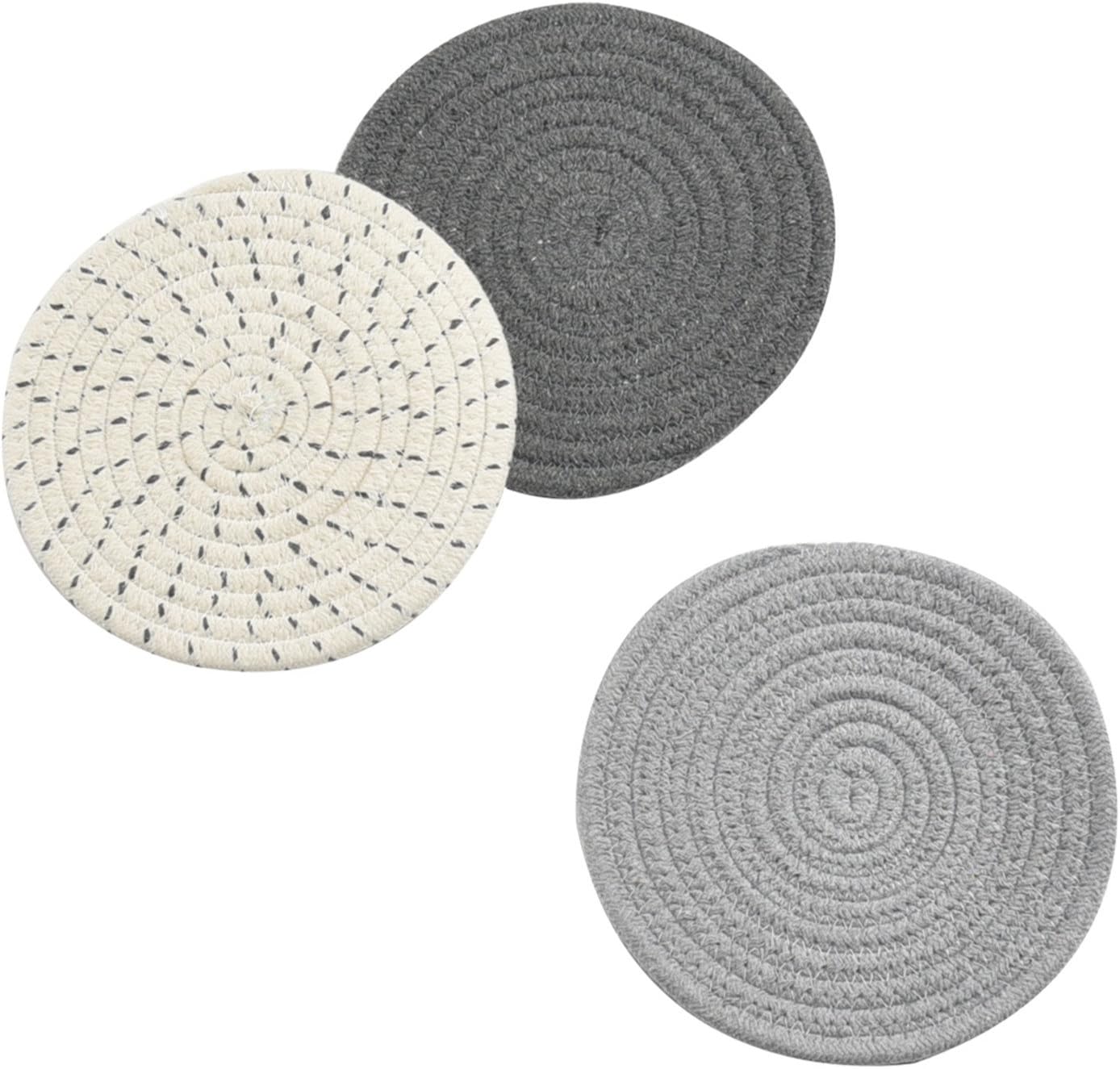  Trivets Set 100% Pure Cotton 