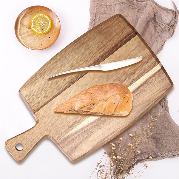  Acacia Wood Cutting Board with Handle