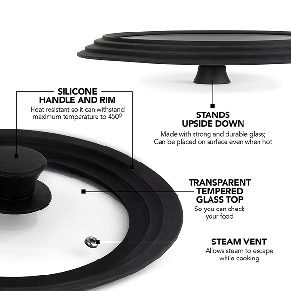 Silicone Glass Lid