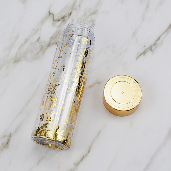 18-oz. Glitter Double Wall Water Bottles