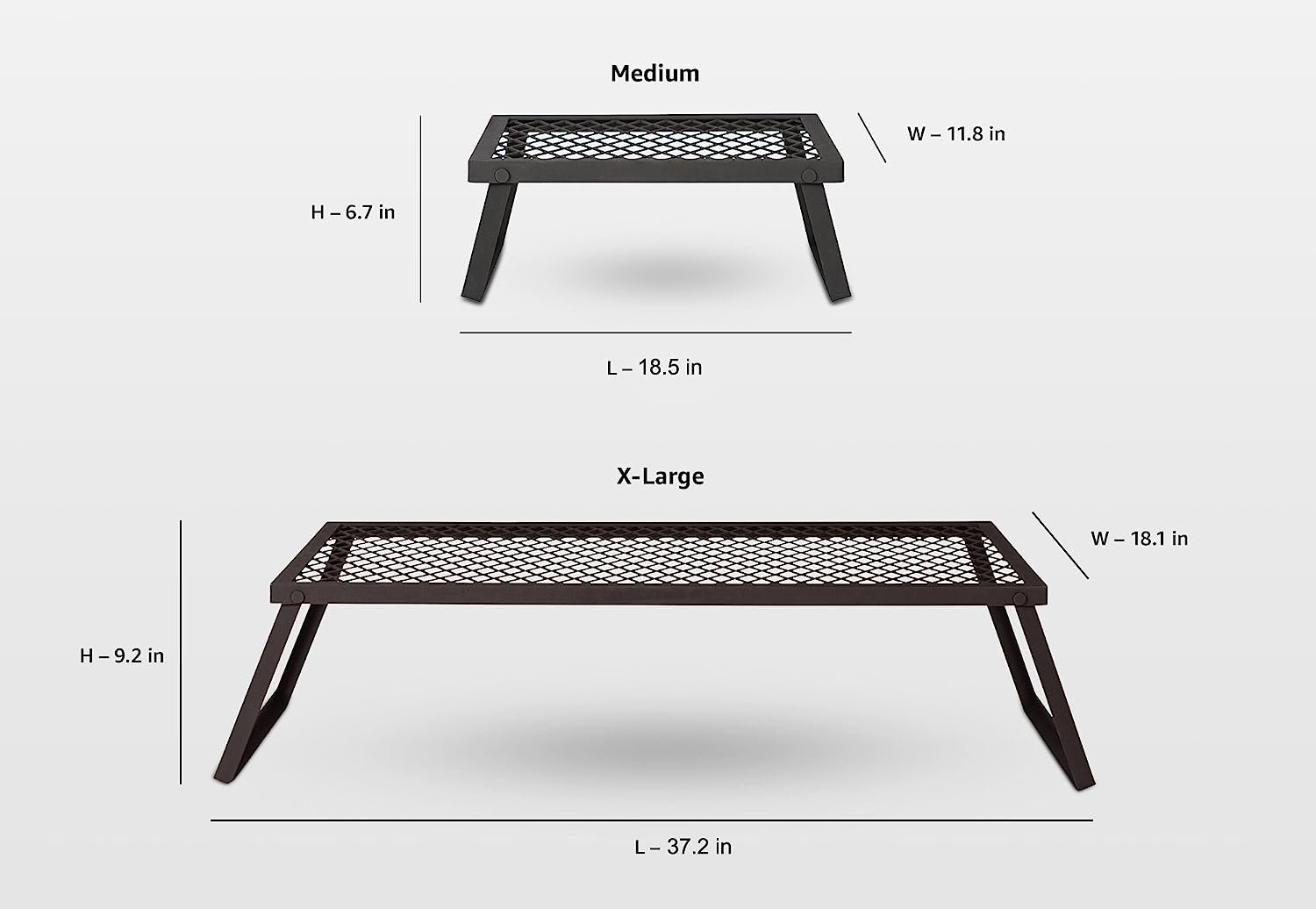 Portable Outdoor Folding Campfire Grill