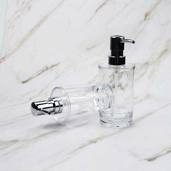 cylinder Acrylic Pump Dispenser soap dispenser