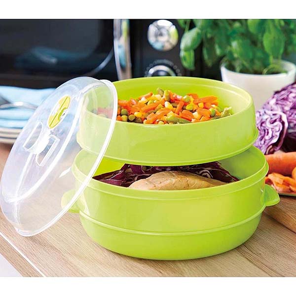 2 tier Microwave Steamer
