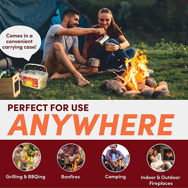 Fire Starter Pack for Chimney, Grill Pit, Fireplace, Campfir