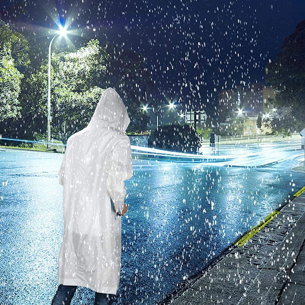  Portable EVA Reusable Raincoats for Adults