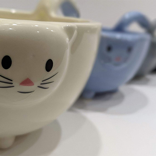 Cute cat measuring cup 4-piece set