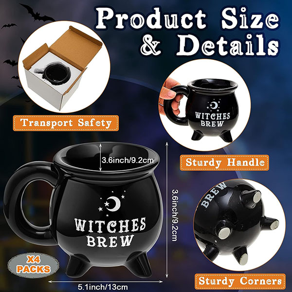 Witches Brew Witch Cauldron Coffee Mug