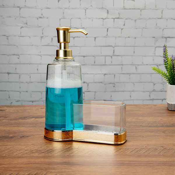 Hand soap dispenser with Sponge organizer