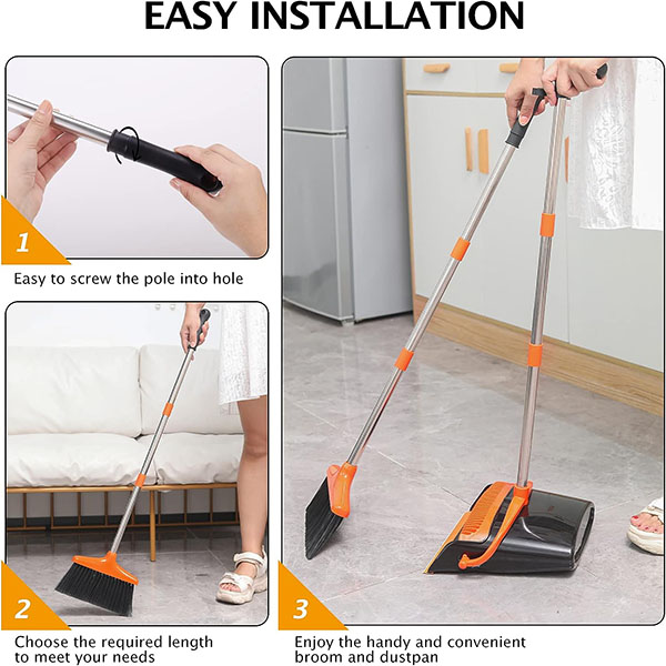 Dust Pan and Broom Set