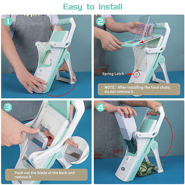 Adjustable Thickness Mandoline Vegetable Cutter