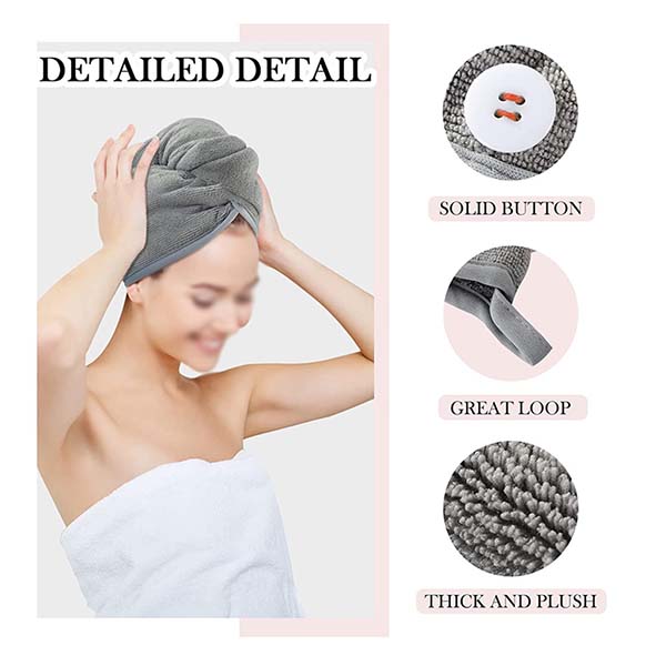 Microfiber Hair Towel Wrap