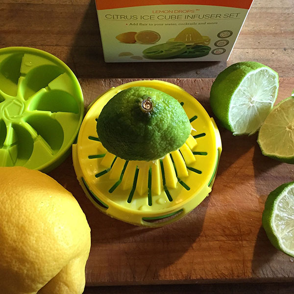Lemon Drop Citrus Cube Infusion Set wiith Reamer and Silicon