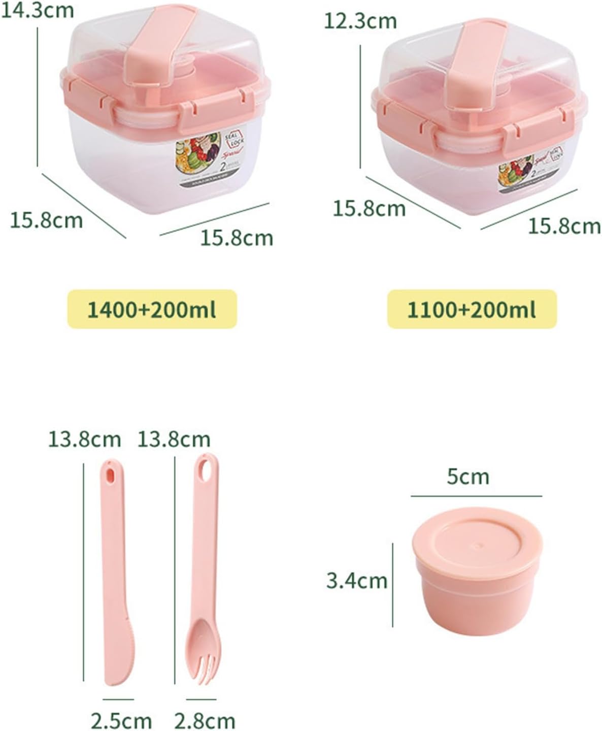 Double-Layer Lunch Container