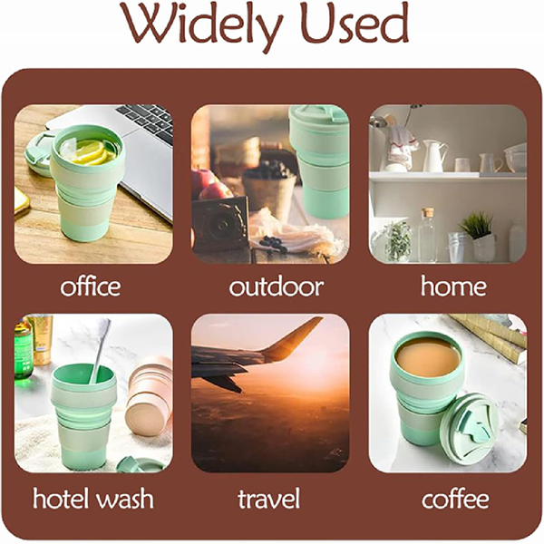 silicone collapsible coffee mug