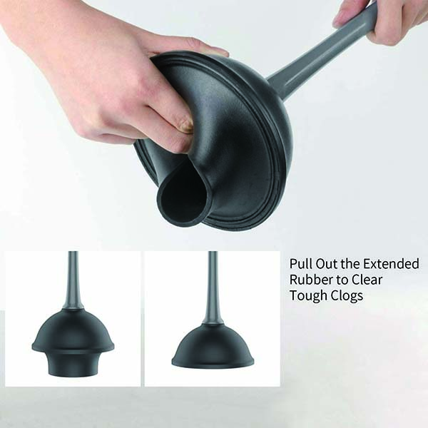 Toilet Brush and  Plunger Set
