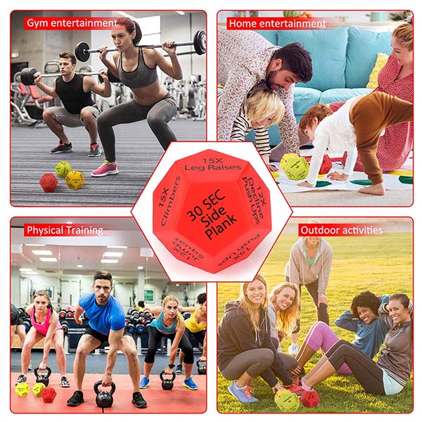 Exercise Dice for Home Fitness
