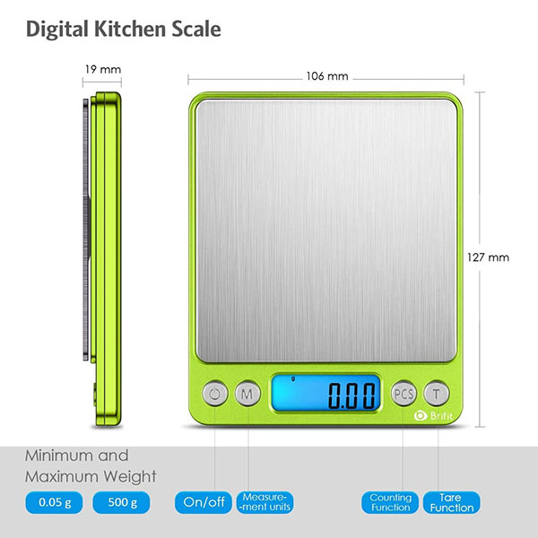 Mini Pocket Jewelry Scale with tray