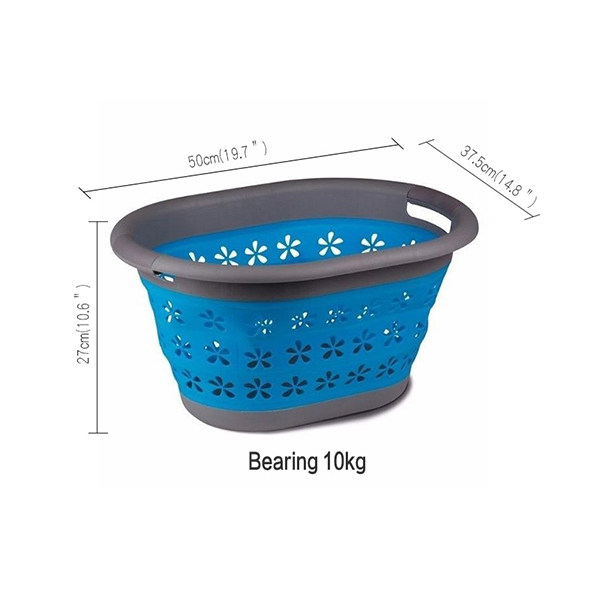 Collapsible Silicone Laundry Basket