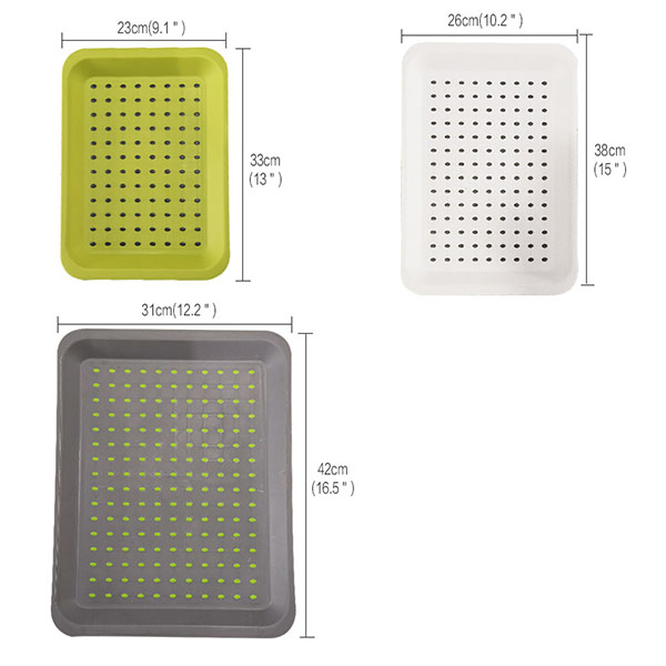 non-slip tray plate