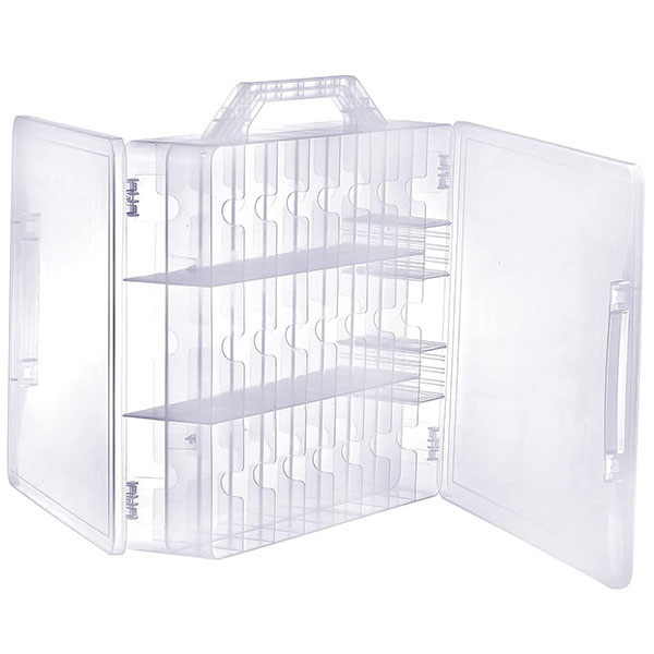 Double Side Universal Clear Nail Polish Organizer Box