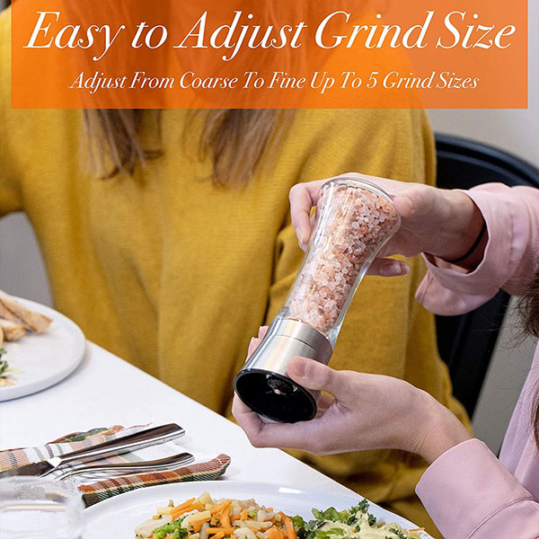 Stainless Steel Salt and Pepper Grinder 