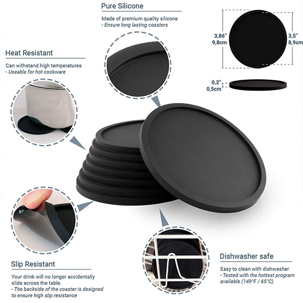 Silicone Drink Coasters