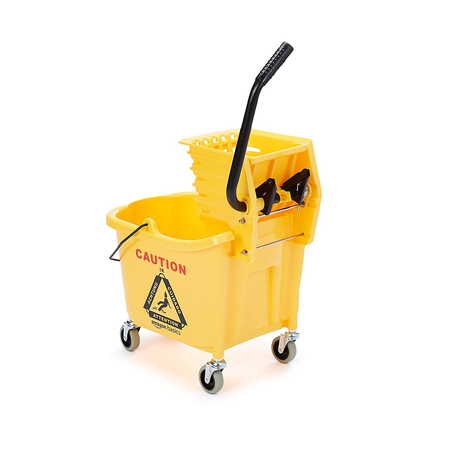 Side Press Wringer Combo Commercial Rectangular Mop Bucket