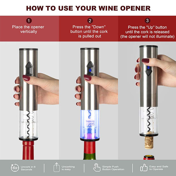 electric wine set