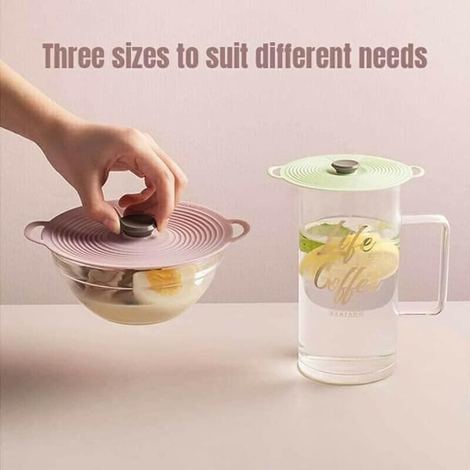 Universal Silicone  fresh Lid