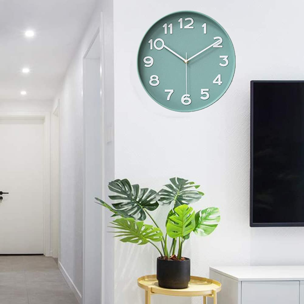 12 Inch Big Numbers Easy to Read Round Wall Clock