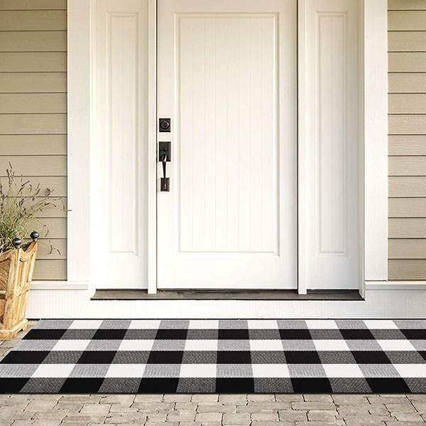 Buffalo Plaid Check Rug Door Mat 