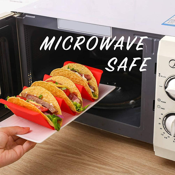 Colorful Taco Holder Stands Set of 6