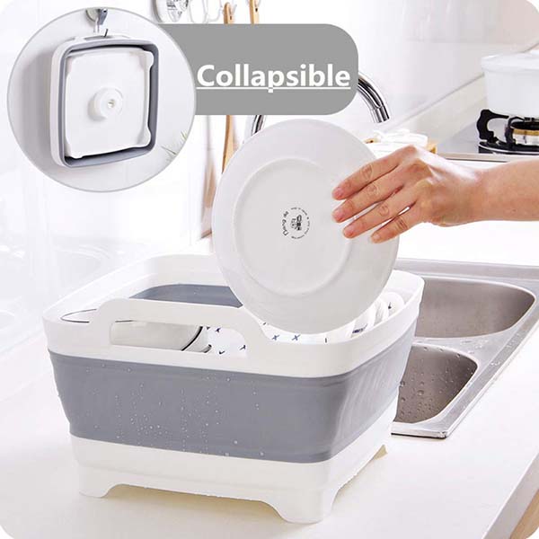 Dish Tub Foldable Food Strainers