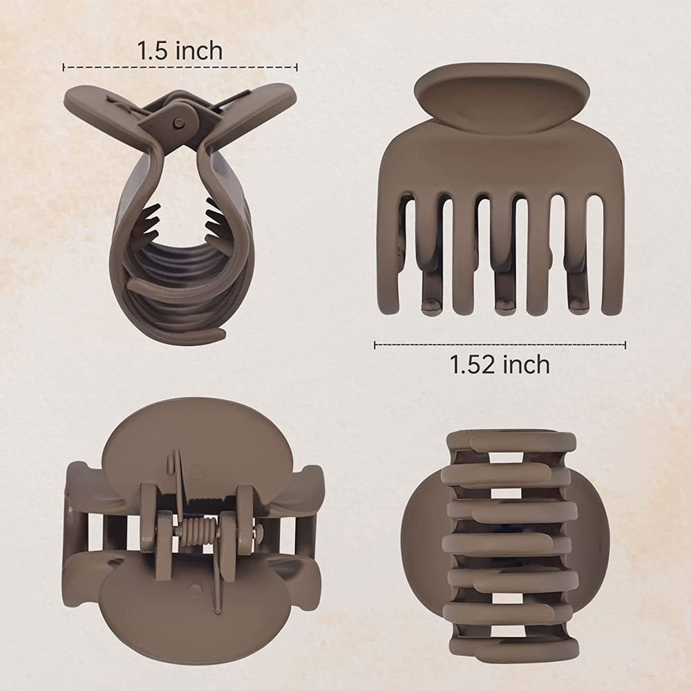 Small Claw Hair Clips for Thin Hair