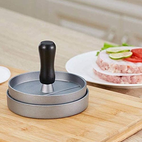 Single hamburger press