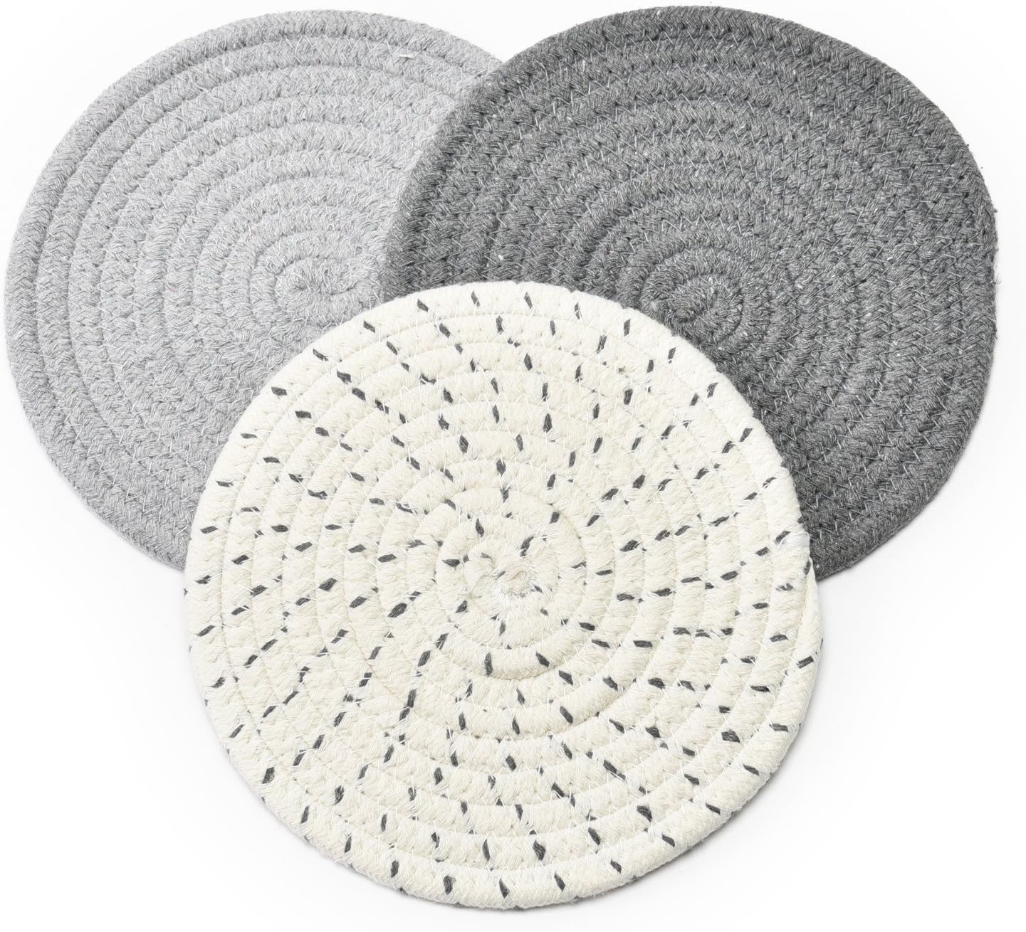  Trivets Set 100% Pure Cotton 