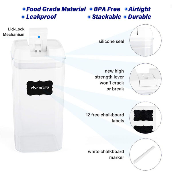 Airtight food storage box