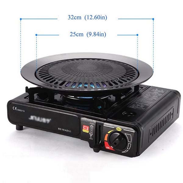 Iron Smokeless Stove top Barbecue Grill Pan