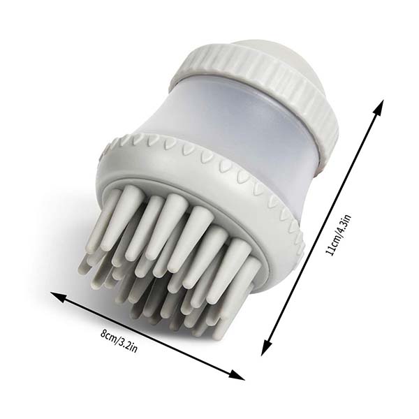 Pet hair wash brush with Shampoo Dispenser