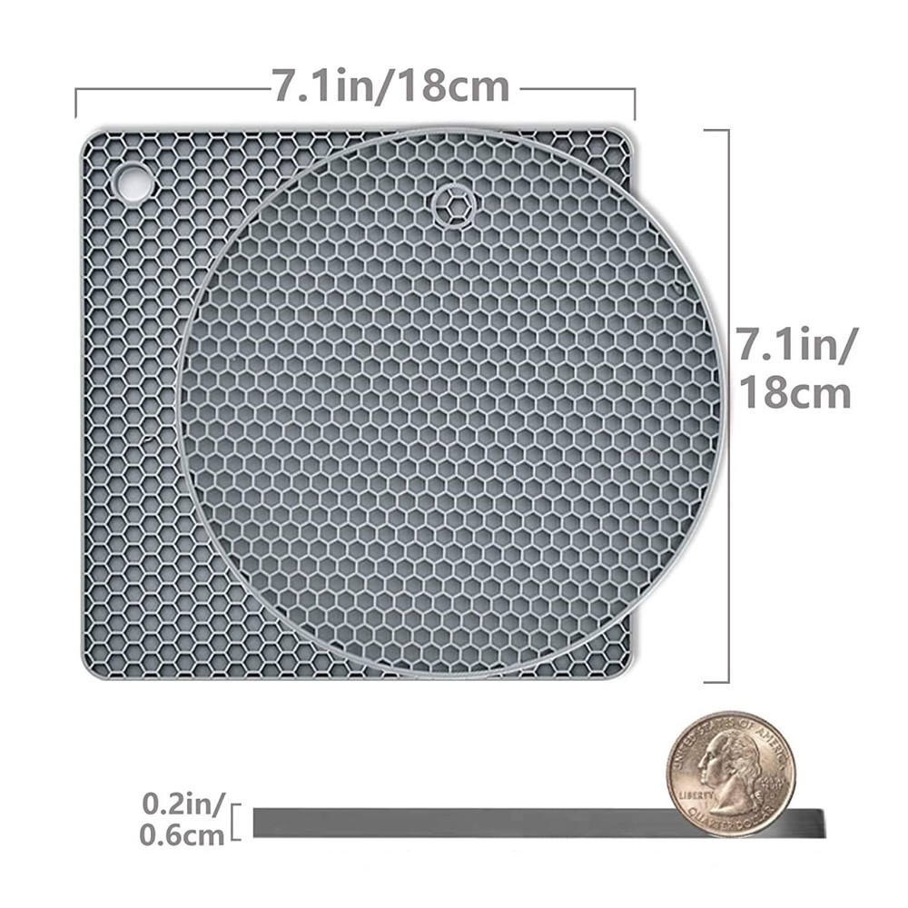 Silicone Placemat & Holder Square  /round 