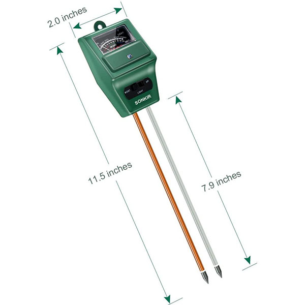 3-in-1 Soil Moisture/Light/pH Tester