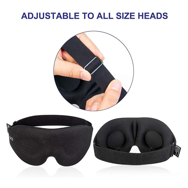 3D Contoured Cup Sleeping Eye Mask