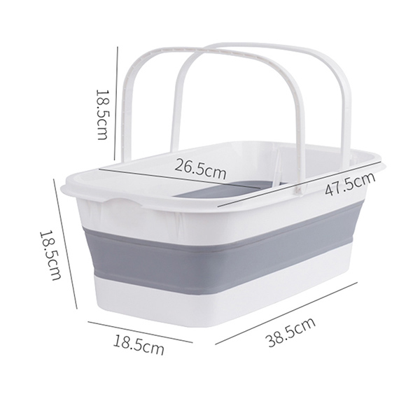 Folding mop bucket