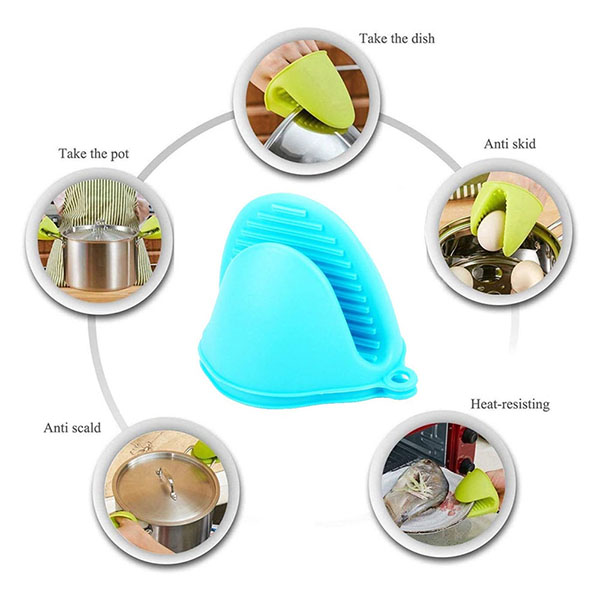Silicone oven mitts