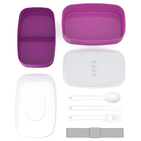 All-in-One Stackable Bento Lunch Box Container
