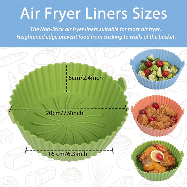 Air Fryer Silicone Liners 