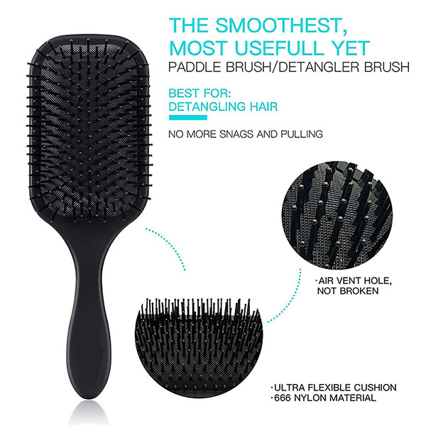 4-pack Paddle Hair Brush set